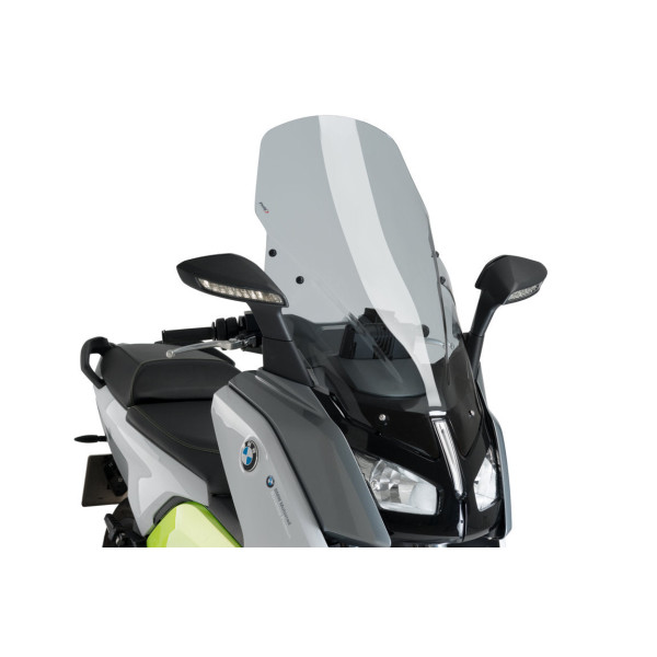 Puig Puig touring screen inc. hand deflectors | light smoke | bmw c evolution 2014>2020